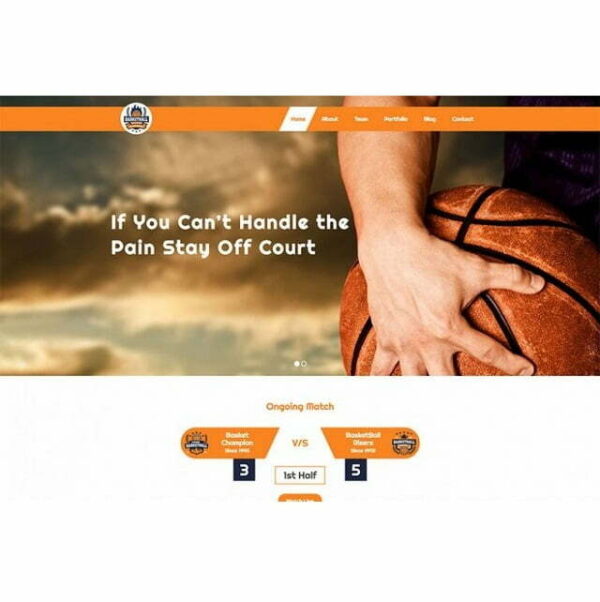 Basketball – HTML Template