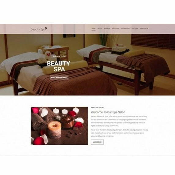 Beauty Spa – HTML Template