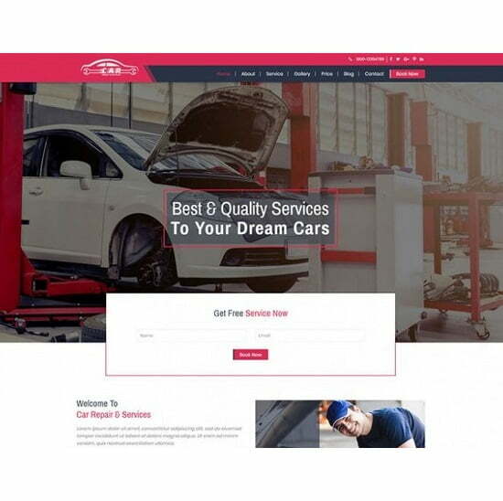 Car Repair – HTML Template