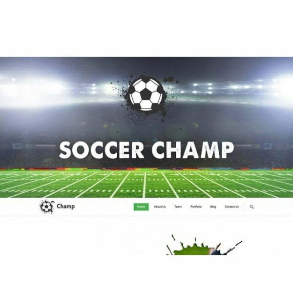 Soccer – HTML Template